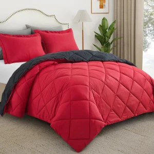 2/3pcs Reversible Comforter Bedding Set. 1 Comforter And 1/2 Pillow Shams.